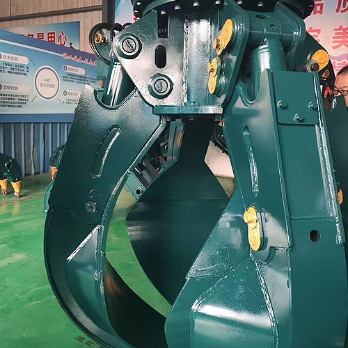 Excavator grable machine