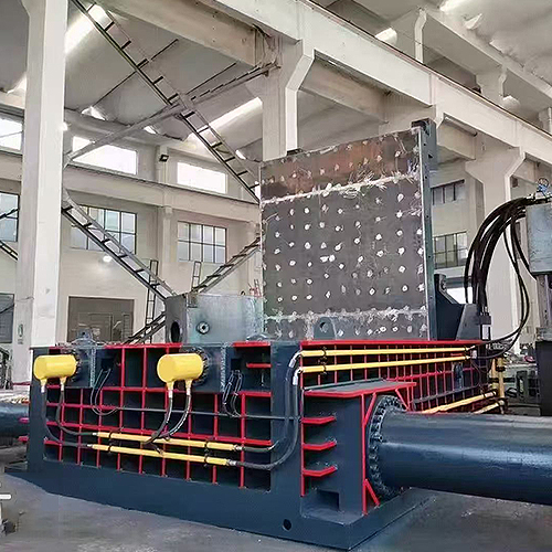 Scrap metal press machine