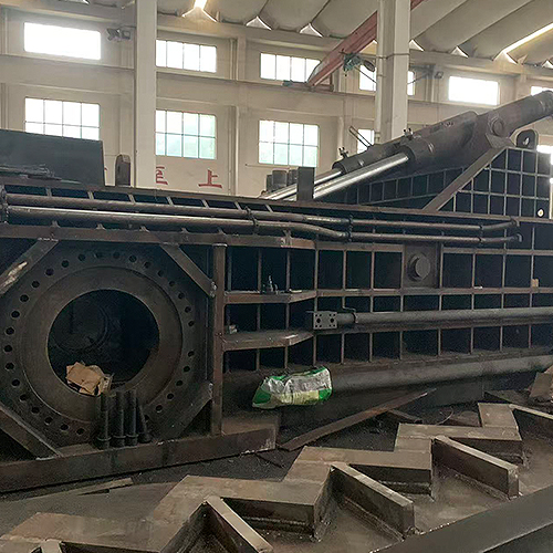 Scrap metal press machine